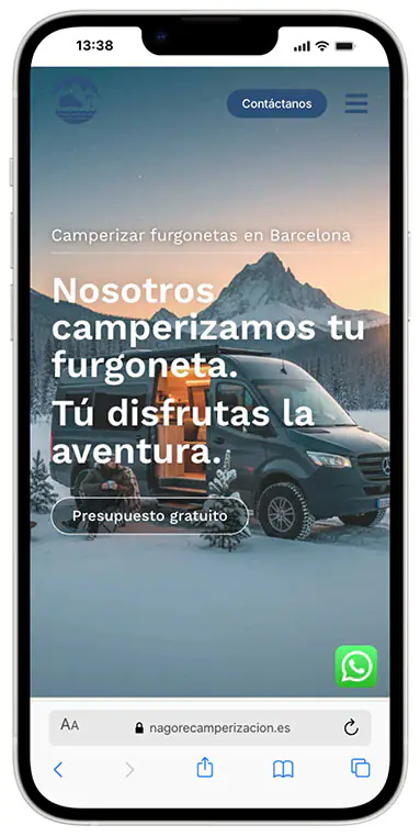 Diseño de imagen corporativa y desarrollo web Nagore